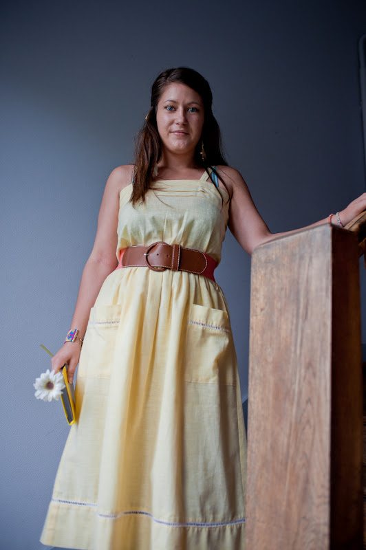 Ma petite robe jaune: Combo rétro-vintage