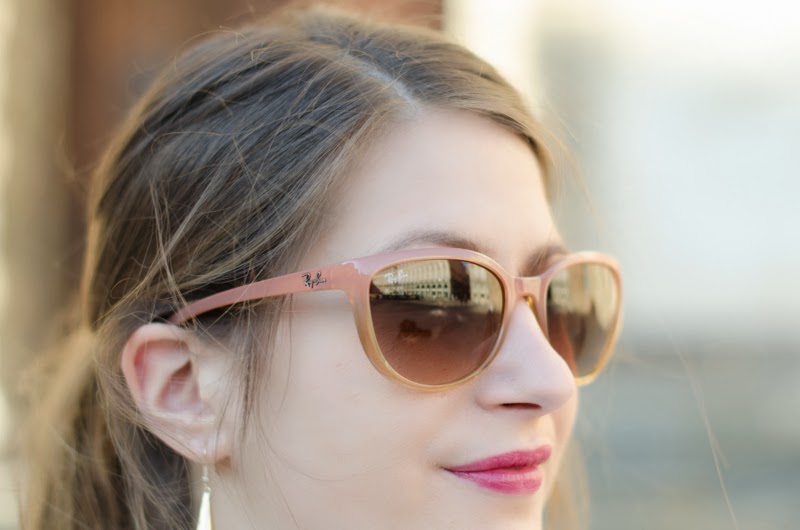 lunettes ray ban rose