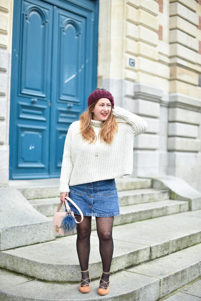 beret asos pull grosse maille